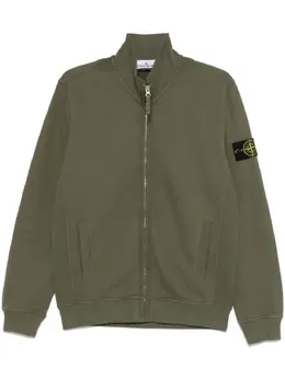 Stone Island: Зелёный свитшот 