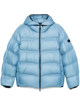 Moncler: Голубая куртка 
