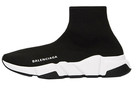 Balenciaga: Чёрные кроссовки  Speed