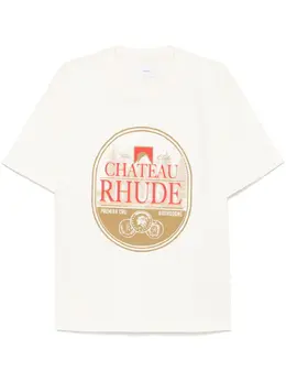 RHUDE: Белая футболка 