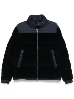 Moncler: Синяя куртка 
