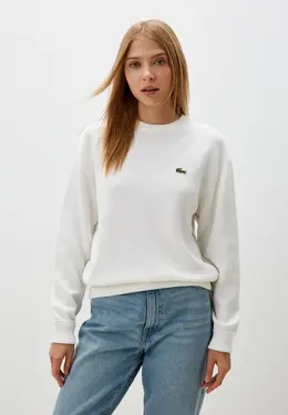 Lacoste: Белый свитер 