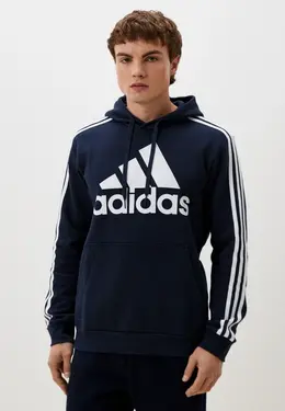 adidas: Синяя толстовка 