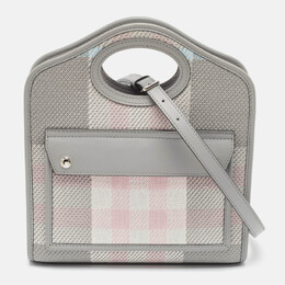 Burberry: Розовая сумка  Pocket