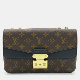 Louis Vuitton: Коричневая сумка 