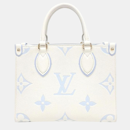 Louis Vuitton: Бежевая сумка 