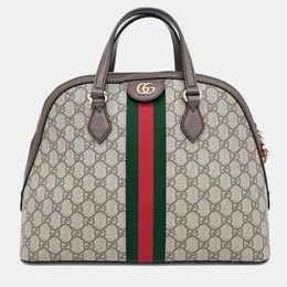 Gucci: Бежевая сумка  Ophidia