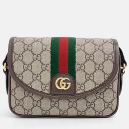 Gucci: Бежевая сумка  Ophidia