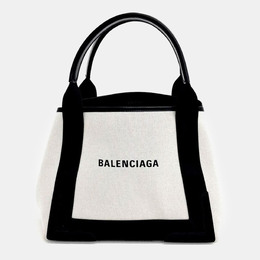 Balenciaga: Чёрная сумка-шоппер 