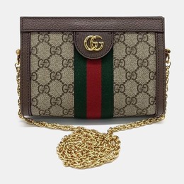 Gucci: Бежевая сумка  Ophidia GG