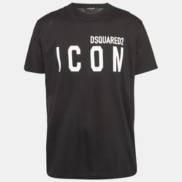 Dsquared2: Чёрная футболка  Icon