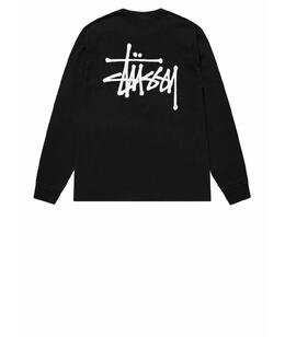 STUSSY: Чёрный свитшот 