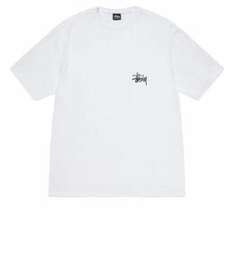 STUSSY: Белая футболка 