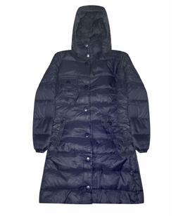 MONCLER: Тёмный пуховик 