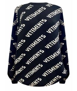 VETEMENTS: Чёрный свитер 