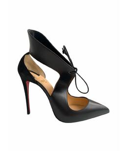 CHRISTIAN LOUBOUTIN: Чёрные босоножки 