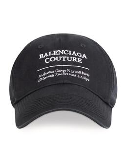 BALENCIAGA: Тёмная кепка 