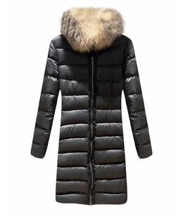 MONCLER: Чёрный пуховик 