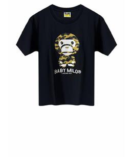 A BATHING APE: Чёрная футболка 