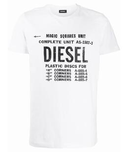 DIESEL: Белая футболка 