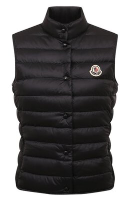 Moncler: Чёрный жилет  Liane