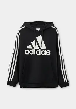 adidas: Чёрная толстовка 