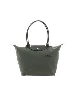 LONGCHAMP: Зелёная сумка 