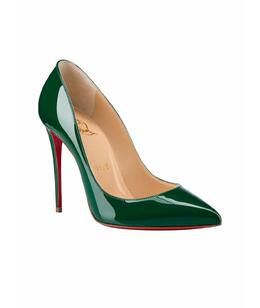 CHRISTIAN LOUBOUTIN: Зелёные туфли 