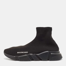 Balenciaga: Чёрные кроссовки  Speed Trainer