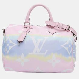 Louis Vuitton: Розовая сумка  Speedy