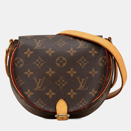 Louis Vuitton: Коричневая сумка 