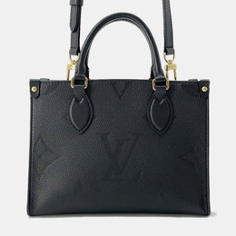 Louis Vuitton: Чёрная сумка-шоппер 