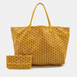 Goyard: Жёлтая сумка-шоппер 