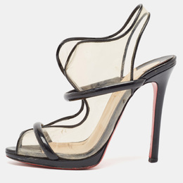 Christian Louboutin: Чёрные сандалии 