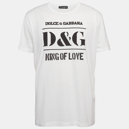 Dolce & Gabbana: Белая футболка  T