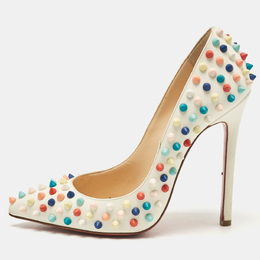 Christian Louboutin: Белые туфли  Pigalle