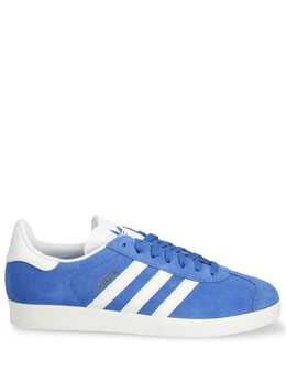 adidas: Голубые кроссовки  Gazelle
