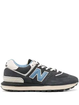 New Balance: Синие кроссовки  574