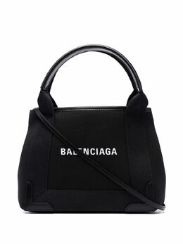 Balenciaga: Синяя сумка-шоппер  Navy