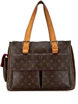 Louis Vuitton Pre-Owned: Коричневая сумка-шоппер 