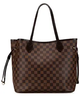 Louis Vuitton Pre-Owned: Коричневая сумка-шоппер 