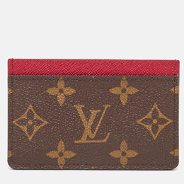 Louis Vuitton: Розовый картхолдер 