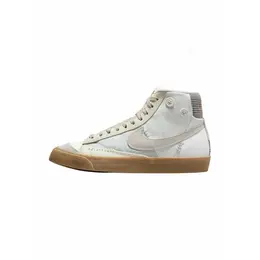 NIKE: Белые кеды  Blazer Mid 77