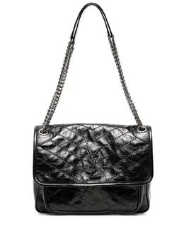 Saint Laurent: Чёрная сумка  Niki