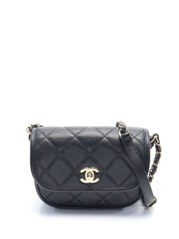 CHANEL Pre-Owned: Чёрная сумка 