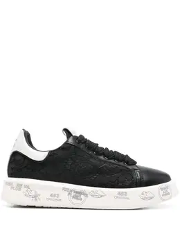 Premiata: Чёрные кроссовки  Belle