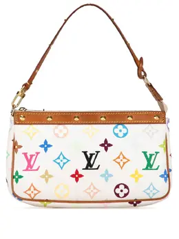 Louis Vuitton Pre-Owned: Белая сумка 