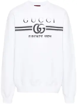 Gucci: Хлопковый свитшот  Double G