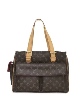 Louis Vuitton Pre-Owned: Коричневая сумка-шоппер 