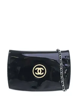 CHANEL Pre-Owned: Чёрный кошелёк 